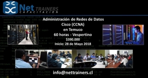 Net Trainers realizará curso Cisco en Temuco